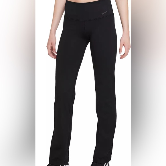 NIKE DRI-FIT WOMENS WIDE LEG POWER TRAINING PANTS - Picture 1 of 5